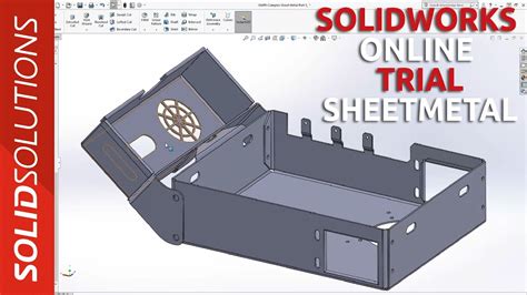 how to make sheet metal box with hindge in solidworks|solidworks sheet metal.